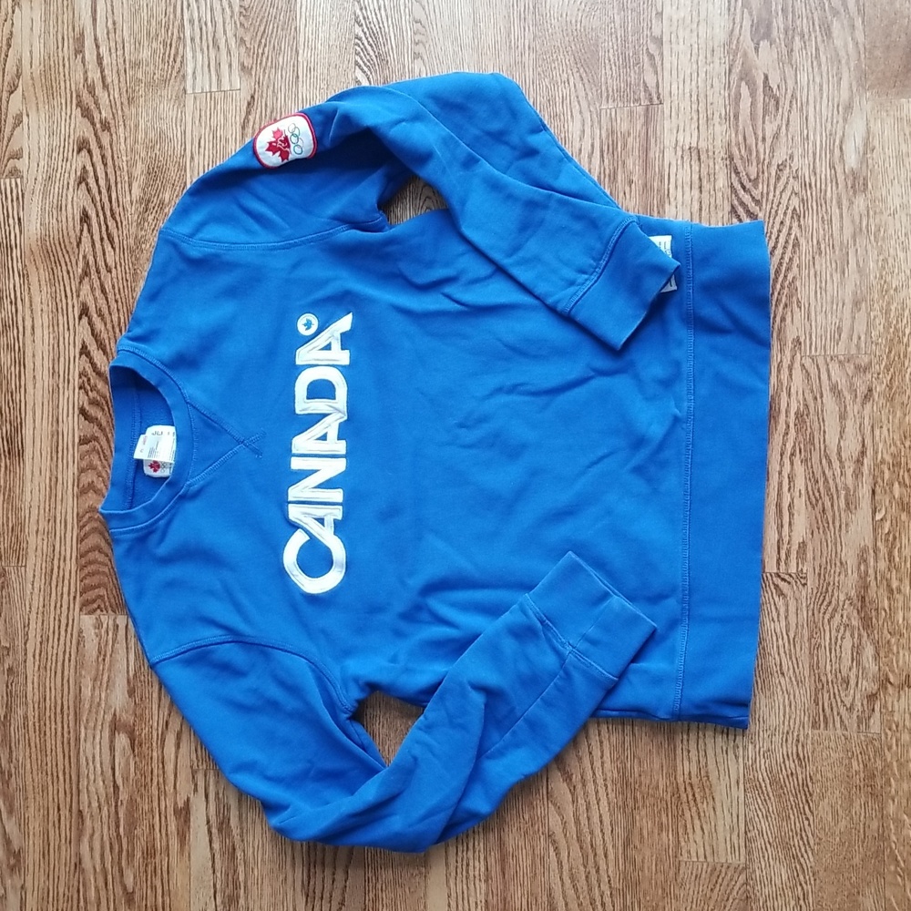 (S) HBC Hudson's Bay Co. Men's Official Canada Olympics Sweatshirt 100% Cotton
